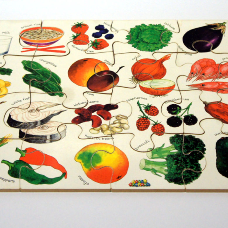 Food Puzzle (20 piece) Warwick Toy Library