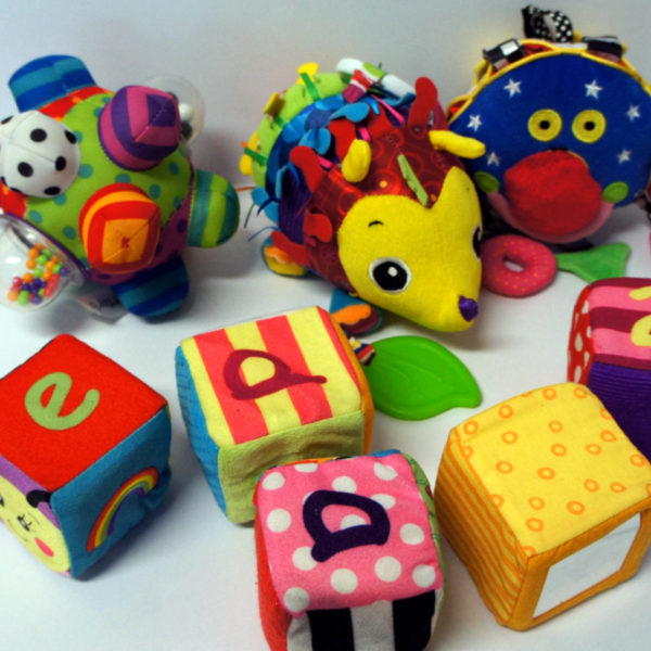 Soft Letter & Number Cubes, Lamaze Hedgehog, 2 Rattles