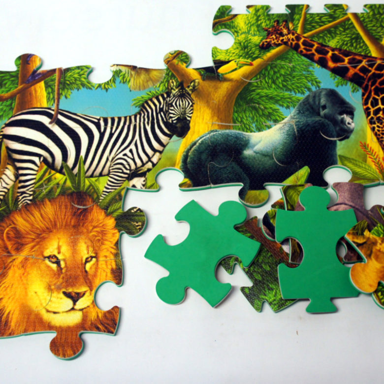 Large Foam Jungle Floor Puzzle (3 8 years) Warwick Toy Library