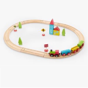 Wooden Railway Set